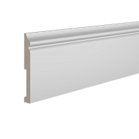 Плинтус белый Ultrawood арт. Base 5500 p (2000 x 138 x 18 мм.) - Нижний Новгород