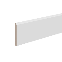 Плинтус белый Ultrawood арт. Base 0023 p (2000 x 120 x 12 мм.) - Нижний Новгород